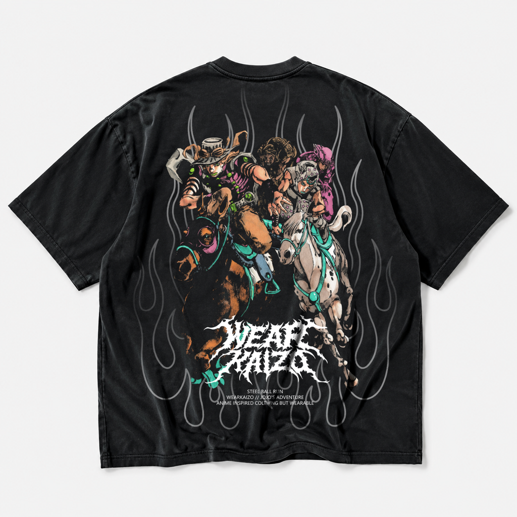 STEEL BALL RUN OVERSIZED TEE
