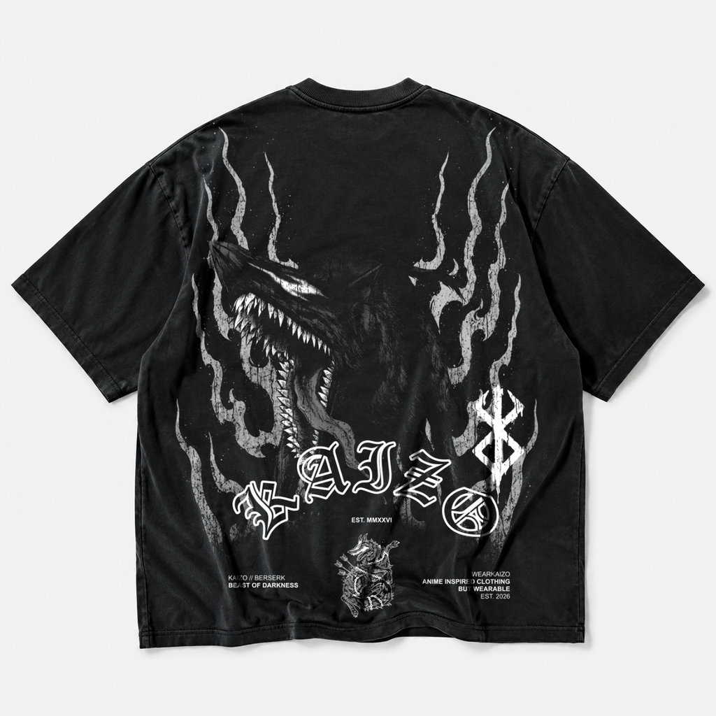 BEAST OF DARKNESS OVERSIZED TEE