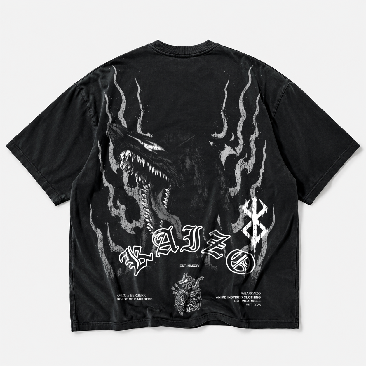 BEAST OF DARKNESS OVERSIZED TEE