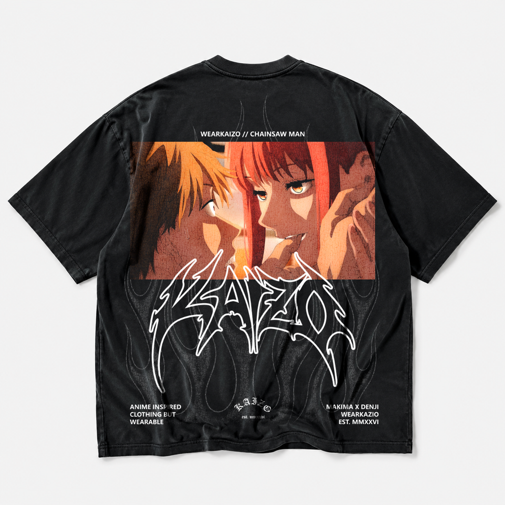 MAKIMA X DENJI OVERSIZED TEE