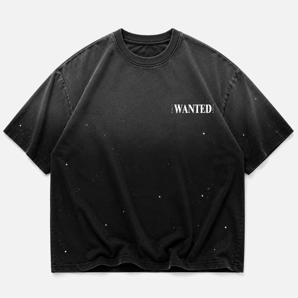 JOKER WASHED BLACK OVERSIZED TEE