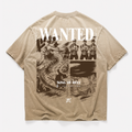 KING OF HELL BEIGE WASHED TEE