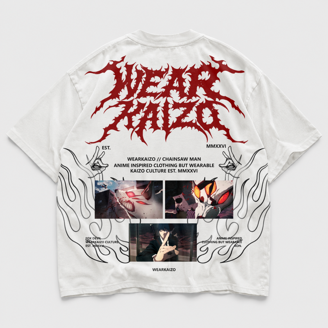 FOX DEVIL OVERSIZED TEE