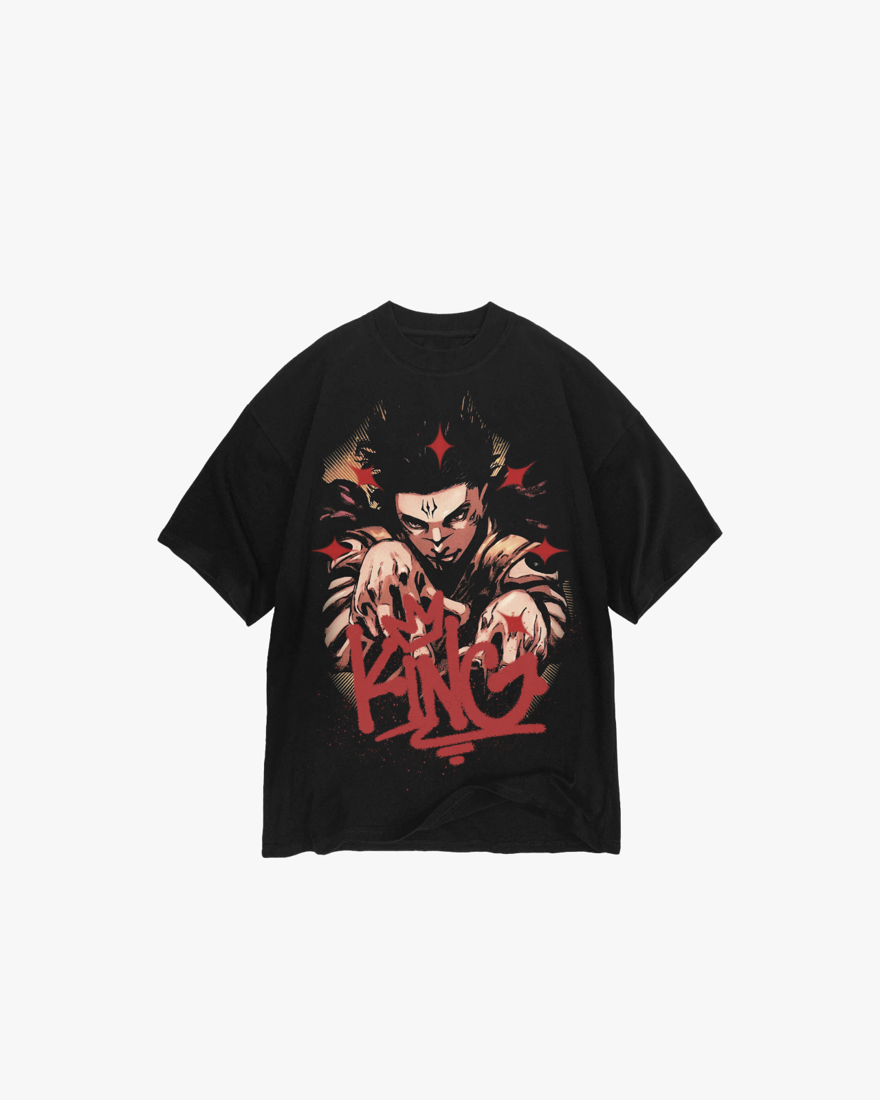 KING OF CURSES WASHED TEE