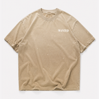 KING OF HELL BEIGE WASHED TEE