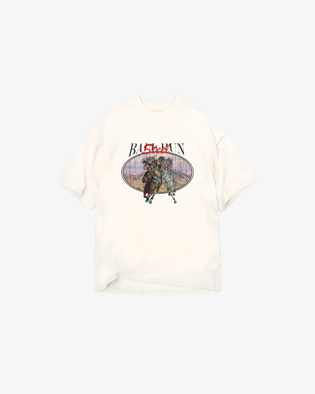 STEEL BALL RUN OVERSIZED TEE