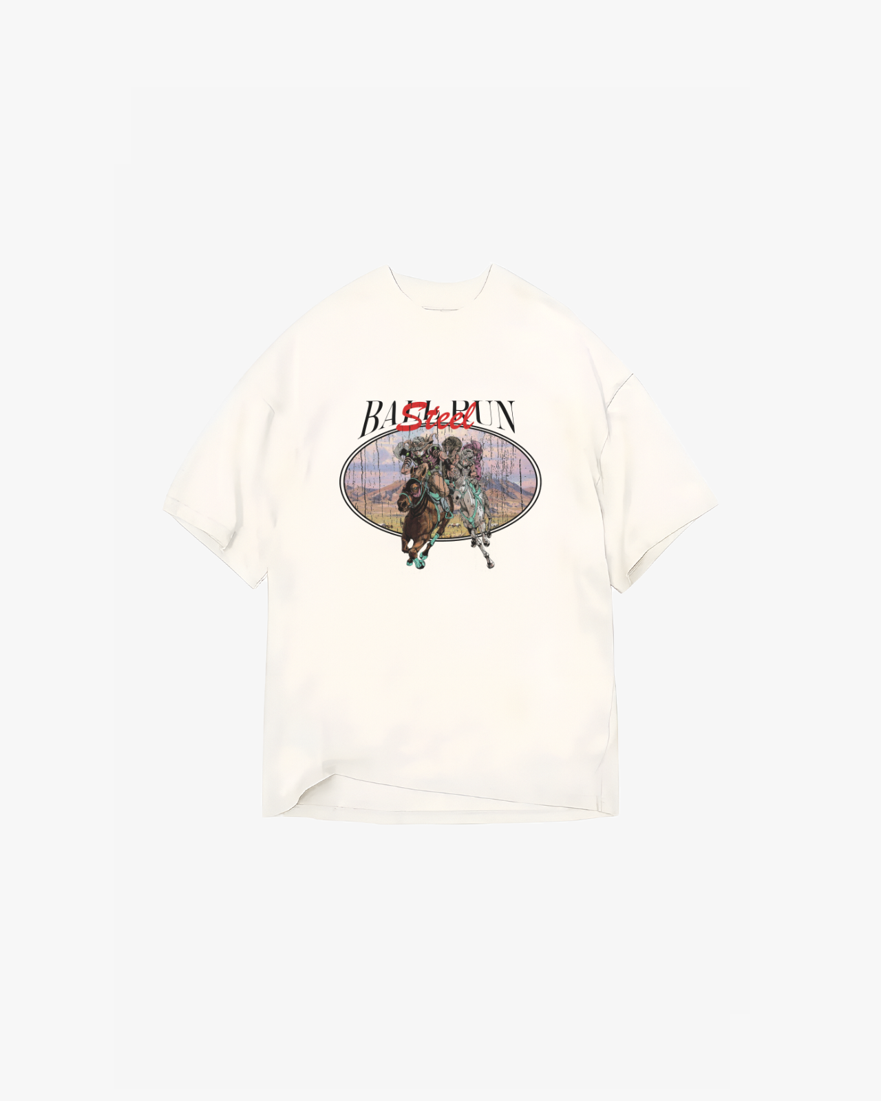 STEEL BALL RUN OVERSIZED TEE
